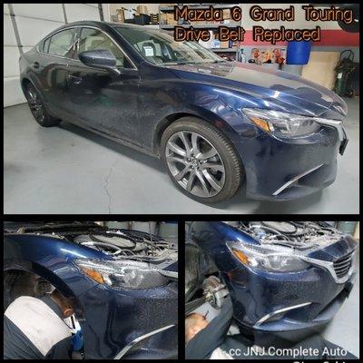 2016 Mazda 6 Grand Touring  Drive Belt Replaced