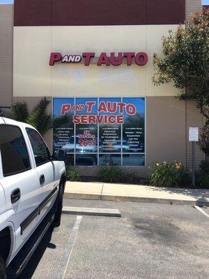 Paul and Tracy's Service Center on Corning Street.