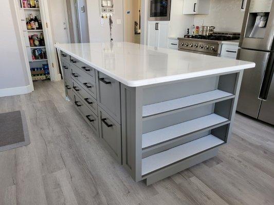 Custom kitchen island