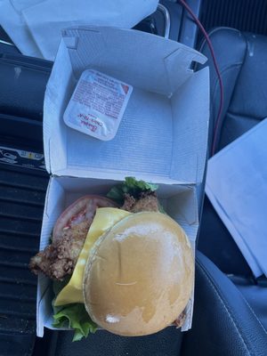 Number one Chick-fil-A Deluxe Sandwich