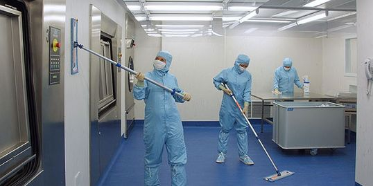 Cleanroom disinfecting services