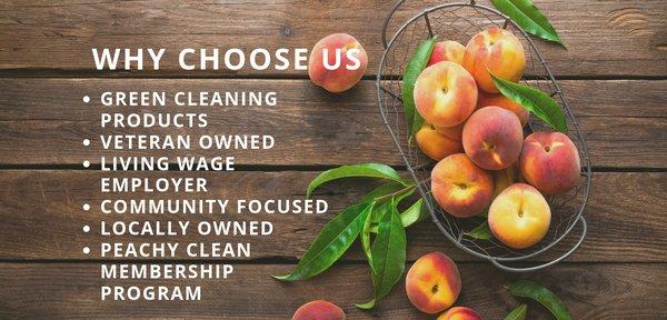 Peach State Cleaning Advantages