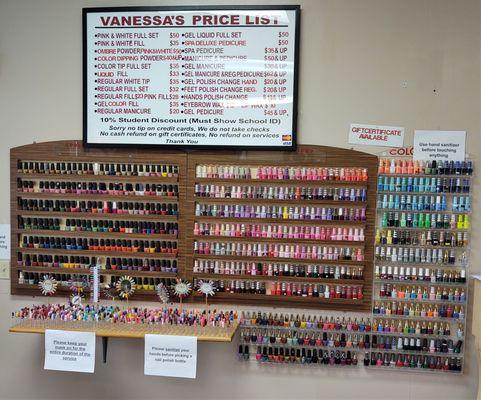 They have a wide variety of colors,,nail polish for everyone.