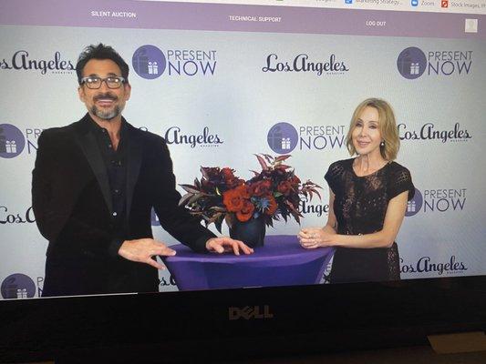 Celebrity Hosts - Give Love Be Loved Virtual Event to raise funds to fight domestic violence.