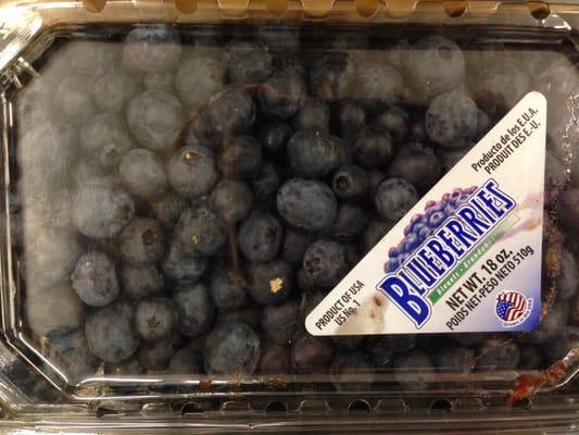 Great fresh blueberries