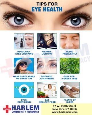 Tips For Eye Health.