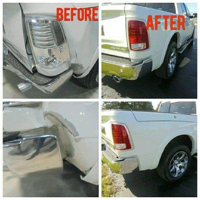 Before and After shows why you should come to Kernan Auto Body for all your repairs.