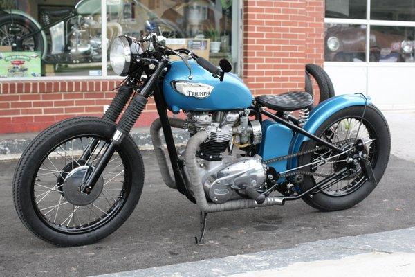 Our first customer build - a 1966 Triumph Bonneville.