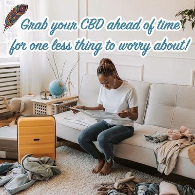 Keep your travel day light with CBD!