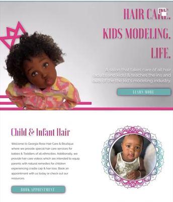 Georgia Rose Hair Care.

A hair salon & kids modeling studio