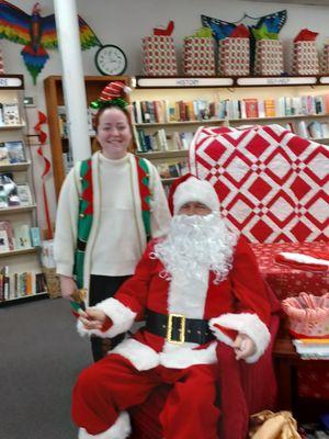 When Santa comes to your local bookstore!