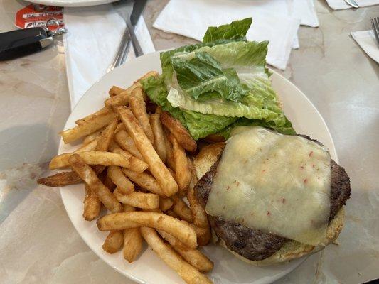 Double Burger with Fries