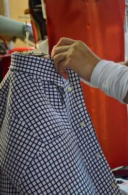 We use the latest equipment to ensure your shirts look and fit correctly