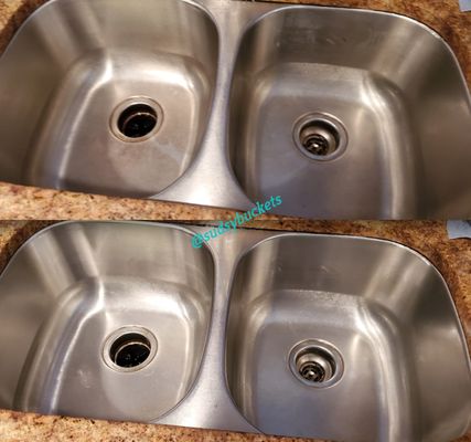 Kitchen sink cleaning in Brandon