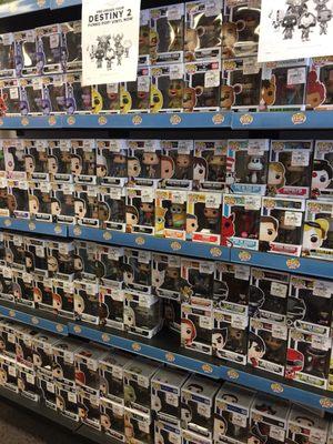 Wall of Funko Pops