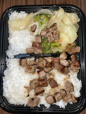 Hibachi steak meal. So bad.