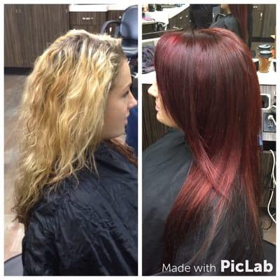 Before and after color conversion by Lindsey.