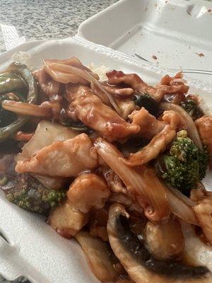 Chicken and vegetables