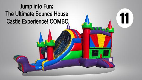 Jump into Fun: The Ultimate Bounce House Castle Experience! COMBO