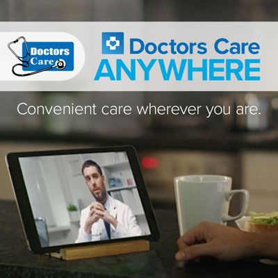 Get access to virtual urgent care fast from home through the Doctors Care virtual urgent care app.