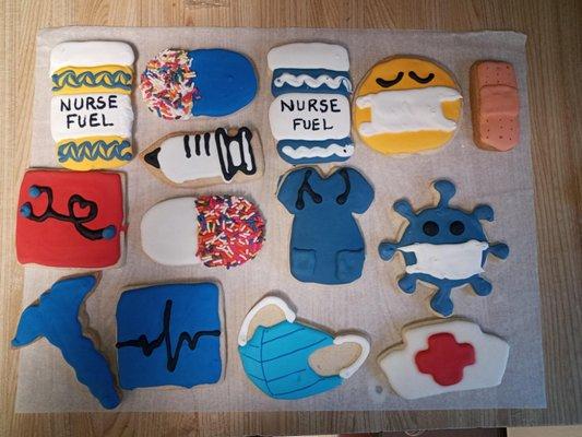 Nurses week cookies