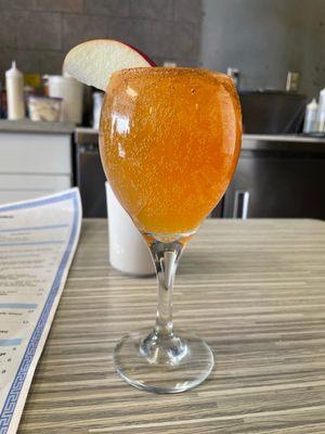 Apple cider mimosa