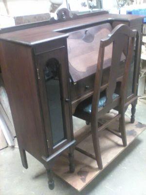 Refinished desk and chair