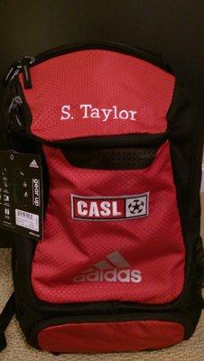 Team backpack for CASL Classic