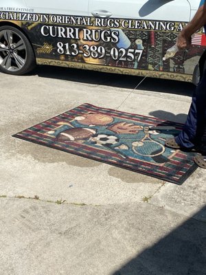 Step 6 - How to Clean a Oriental Rug