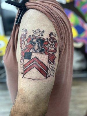 Session 1 of McClish family crest