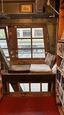 Cozy book nook