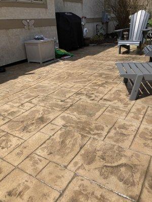 Epic job on our patio!!