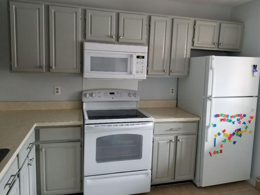 Repaint and update your kitchen for a fabulous look and alot less than new cabinets!