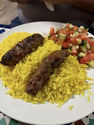 Lamb Kebab Platter