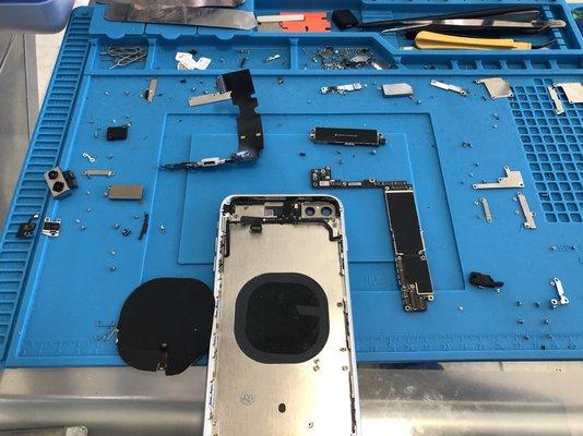 iPhone 8 plus back glass repaired.