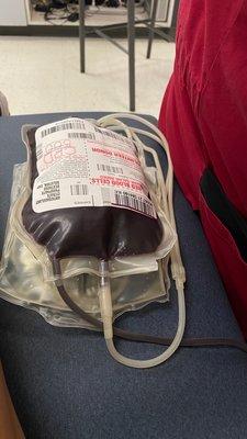 Yep, that's the lifesaving liquid I donated today.    I wish I could donate more!