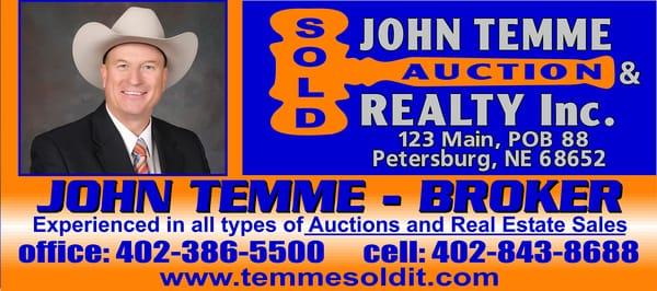 John Temme Auction & Realty