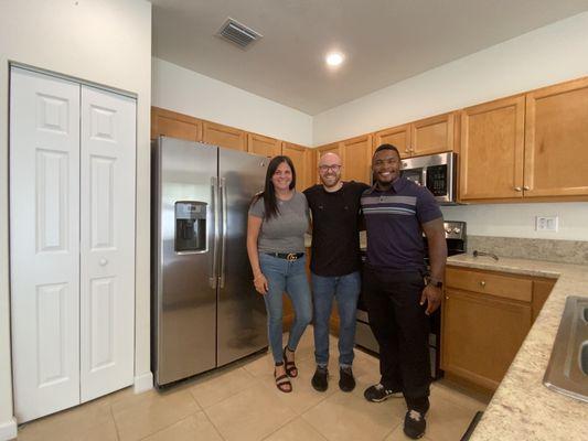 Helped my customers Chris and Alexandria relocate from Texas