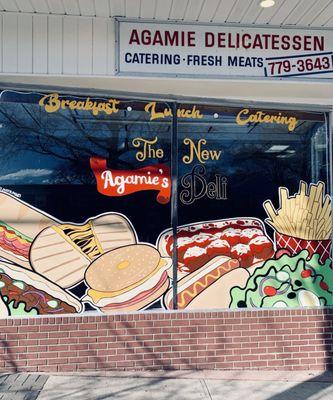 Front of Agamie Deli.