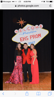 Loved wearing the gorgeous dress at the Prom Fashion Show!