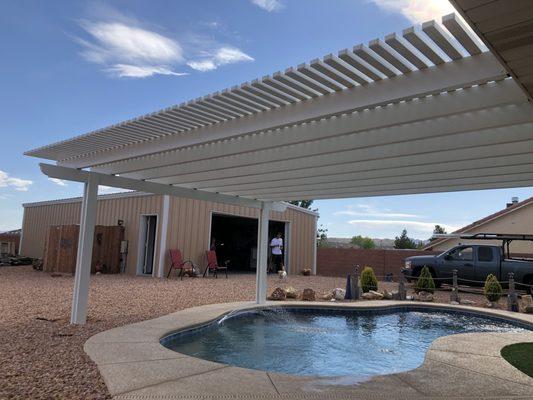 Elevate your outdoor experience with Vegas Shade's top-of-the-line patio covers - where comfort meets sophistication