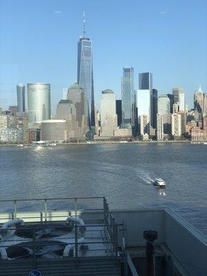 A gorgeous view of downtown Manhattan.