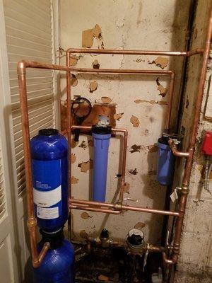 Whole house filtration system