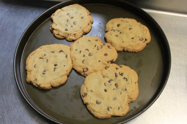 homemade chocolate chip cookies