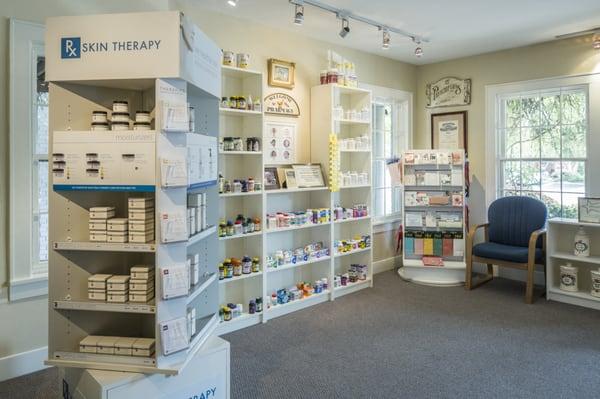 We carry a full selection of prescription and over-the-counter items.