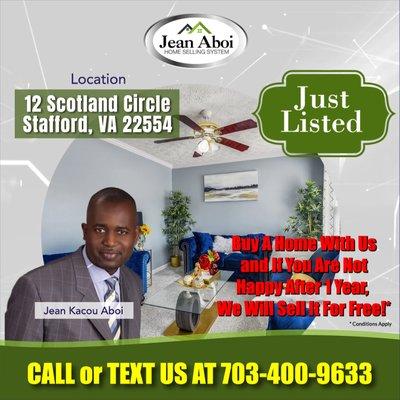 JUST LISTED - 12 Scotland Circle Stafford VA 22554