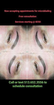 Combination microblading and microshading