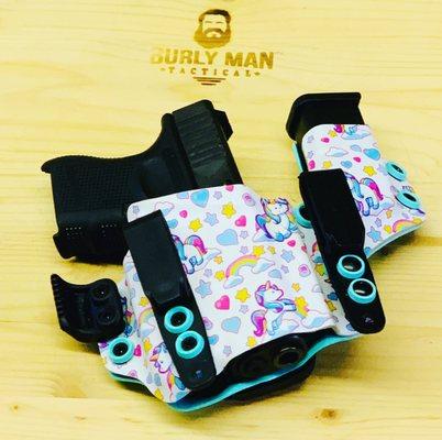 The Brawler Holster by Burly Man Tactical in Unicorn Pattern Made in the USA!