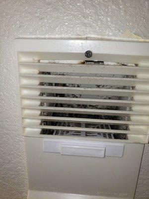 Dirty bathroom vents