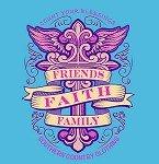 Friends Faith Family shortsleeve t-shirt